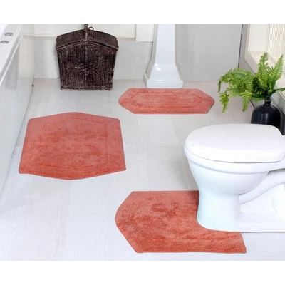 Waterford Collection 100% Cotton Non-Slip Bathroom Rug Set, - Image 1 of 4