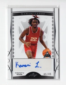 2023 Leaf Trinity Auto SP/49 Kamari Lands #BA-KL1 - Bild 1 von 2
