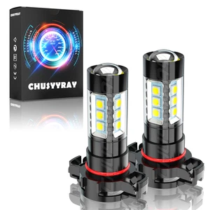 For Chevrolet Tahoe 2007-2014 2X H16 5202 6000K Super White LED Fog Light Bulbs - Picture 1 of 12