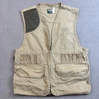 Vintage Saftbak Vest Duck Hunting Vest Bird Pheasant Fits Mens L Brown Canvas - Image 1 of 4