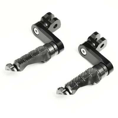 Estriberas delanteras de extensión negras MCCP 40 mm para Ducati Sport 620 750 800 900 Foto 1 de 4