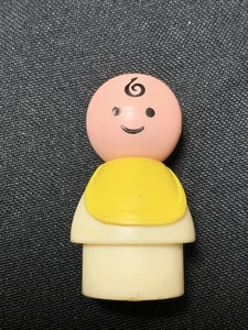 Vintage Fisher Price Little People Baby Kinderzimmer - Bild 1 von 24