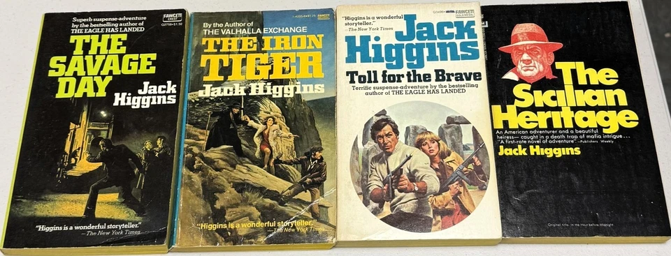Jack Higgins vintage action paperbacks Foto 1 de 1