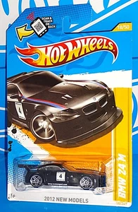 Hot Wheels 2012 New Models Series #18 BMW Z4 M Black w/ PR5s - Picture 1 of 2
