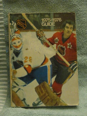 1975-76 NHL Official Guide Book [Ken Dryden & Ed Westfall cover] very good woc - Image 1 of 3