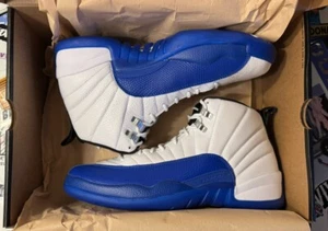 Size 10 - NIKE AIR JORDAN 12 RETRO BLUEBERRY GAME ROYAL 2024 CT8013-140 - Picture 1 of 6