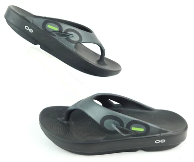 Sandalias deportivas de recuperación de tanga OOFOS OOriginal / Grafito / Para hombre 9 / ¡Como nuevas! Foto 1 de 4