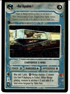 STAR WARS CCG DEATH STAR II RARE CARD RED SQUADRON 1 ex - Picture 1 of 1