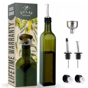 Zulay Olive Oil Dispenser Bottle with Accessories - Picture 1 of 22