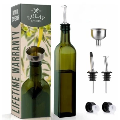 Zulay Olive Oil Dispenser Bottle with Accessories - Image 1 of 4