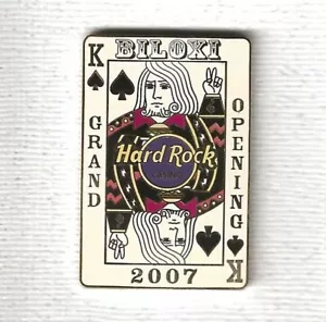 Hard Rock Cafe Biloxi Hotel & Casino 2007 Grand Opening ✂️ King of Spades 🏛️🌞 - Picture 1 of 3