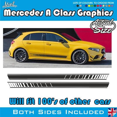 Mercedes A CLass Sport Stripes Decals Stickers Graphics AMG A45 008 - Image 1 of 4