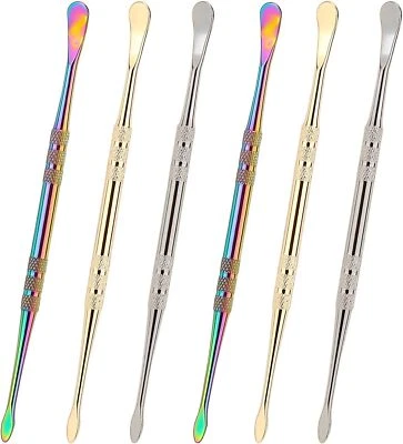 LUTER 6 Pieces Wax Carving Tool Sculpture Modeling Tools Stainless Steel Wax Ca