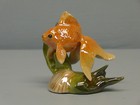 Retired Hagen Renaker Specialty Goldfish on Shell Base