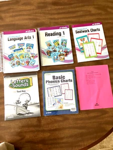 Abeka Grade 1 Language Arts Parent Kit (Curriculum, Keys, Charts) - Picture 1 of 12