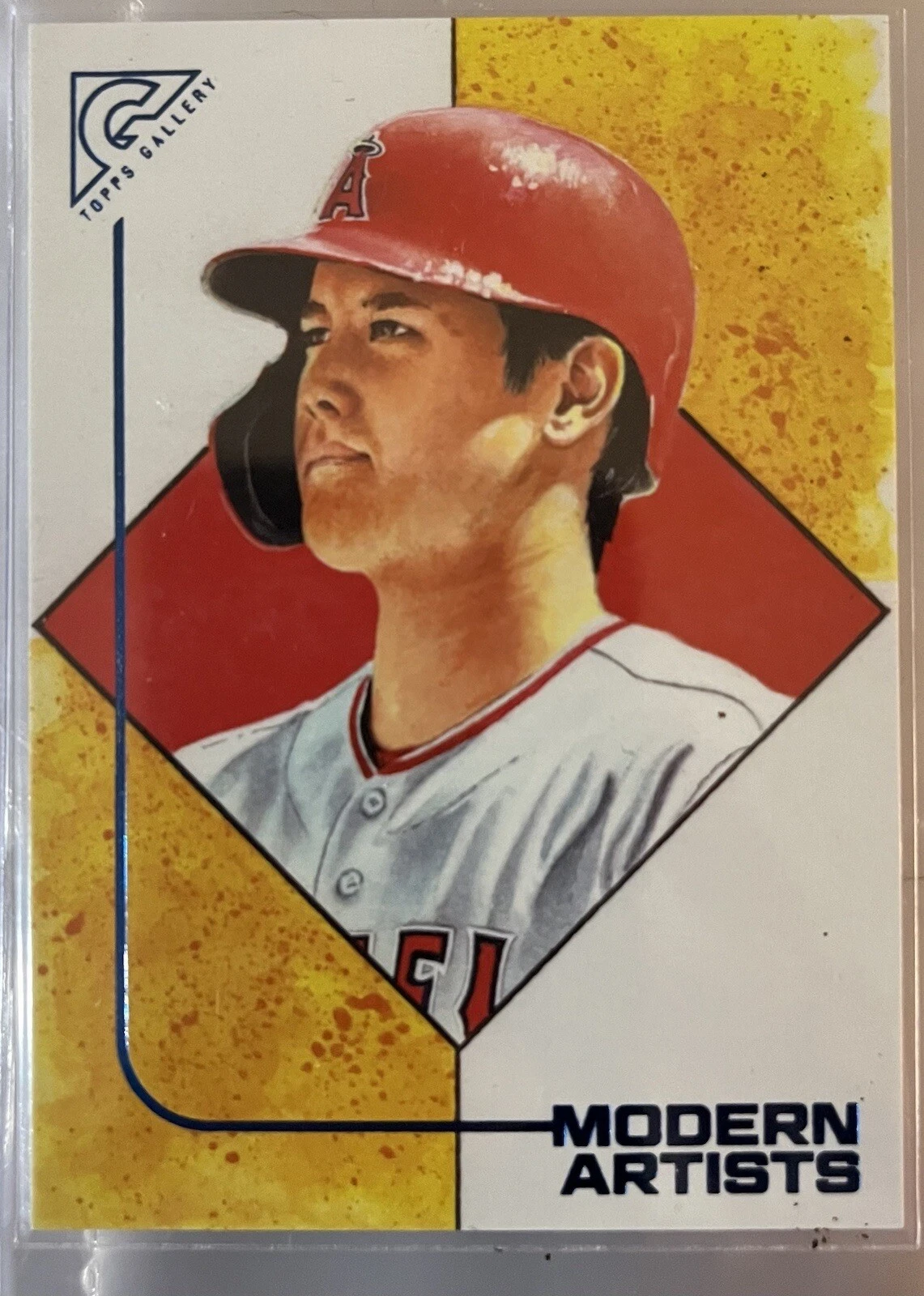 2021 Topps Gallery - Modern Artists Blue #MA-18 Shohei Ohtani /99