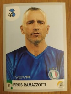 Figurina nr. 557 Calciatori Panini 2021 - Eros Ramazzotti - Nazionale Cantanti