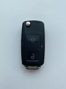 1J0959753CT VW T5 2 Button Key Fob Remote Key 433mhz *Free Key Cut* - Picture 1 of 2