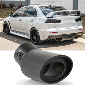 For Mitsubishi Lancer Stainless Steel Exhaust Pipe Tip Rear Tail Throat Muffler  - Picture 1 of 8
