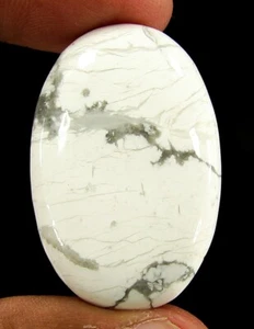 69.55 CT Natürlich Weißer Howlith Lose Edelstein Cabochon Wire Wrap Stein - - Bild 1 von 2
