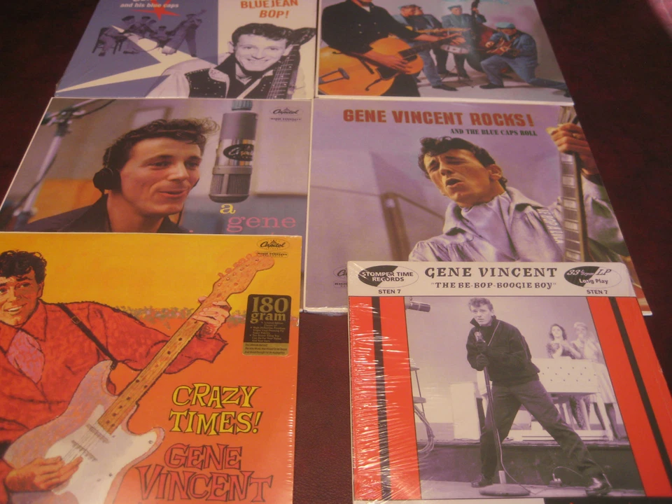 GENE VINCENT & BLUE CAPS CAPITOL COLLECTION + RARE 10 INCH EP OUT OF PRINT 6 LP Foto 1 de 1