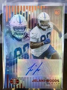 2022 Illusions Football Jelani Woods Rookie Signs Auto Autograph #RS-JW Colts - Bild 1 von 2