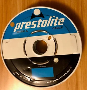 Prestolite M5086/2-18-9, 18-AWG, white PVC insulation, stranded, 600V, 500 ft. - Picture 1 of 4