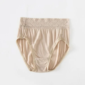 100% Mulberry Silk Underwear For Women Briefs Thin Silk Lady Panties High Waist - Picture 1 of 18