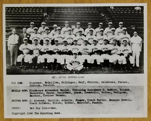 1946 ST LOUIS Browns 8x10 TEAMFOTO - Bild 1 von 1