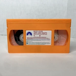 VTG Blue’s Clues Arts and Crafts VHS 1998 Nick Jr *TESTED* Incorrect Sleeve - Picture 1 of 4