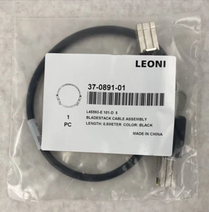 Leoni 37-0891-01 CAB-STK-E-0.5M C2960S-STACK C2960X-STACK Flex Stack Cable - Picture 1 of 6