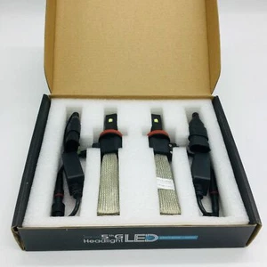 5th G LED Headlight 3000 Lumens 40W set (Check For Compatibility )New 9012 - Foto 1 di 5