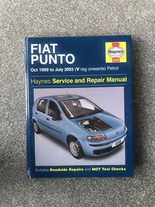 Haynes Manual Fiat Punto Oct 1999 to July 2003 ( V reg on ) Petrol. Man ref 4066 - Picture 1 of 2