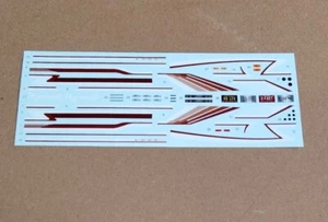 AMT 1/25 1969 PLYMOUTH GTX HARDTOP PRO STREET DECAL SHEET - Bild 1 von 1