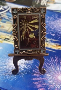 Disney - Sorcerer Mickey - Fantasia - July - Poster Art - LE2000 Pin With Easel - Picture 1 of 5