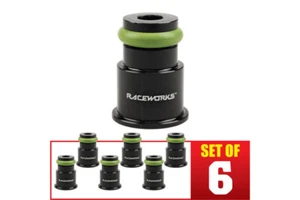 Raceworks Injector Extensions - 3/4 - Full Length 14mm-14mm - 6 Pack - Picture 1 of 1