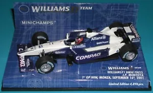 WOW EXTREMELY RARE Williams FW23 Montoya Winner Monza 2001 1:43 Minichamps - Picture 1 of 3