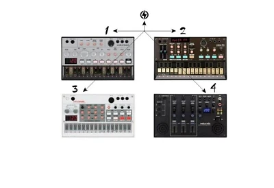 SHOCK ELECTRONIX SE350 9V Power Supply 4-Way Cable 110/240v FOR KORG KA350 VOLCA - Image 1 of 4
