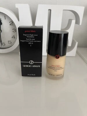 Giorgio Armani Power Fabric Foundation Longwear 2 Neu - Bild 1 von 3