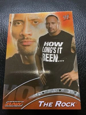 Dwayne The Rock Johnson wwe 2004 Euro Apocalpse Raw Smackdown Foil card #R5 - Image 1 of 2
