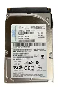 Lot of 8 26K5836 Ibm 73.4Gb 10000Rpm 2.5Inch Hard Drive - Picture 1 of 3
