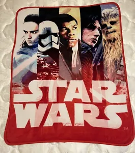 "2017 Star Wars Alliance Streifen Vliesdecke Überwurf 36"" x 44""" - Bild 1 von 2