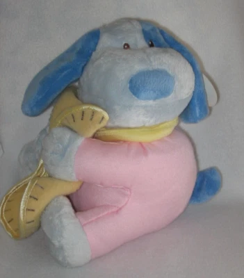 Soft Classics Blue Pink Puppy Dog Vintage Plush Baby Lovey Toys R Us - Image 1 of 4