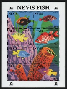 Nevis 1994 - Mi-N.o 826-833 ** - Estampillada sin montar o nunca montada - Peces / Peces - Imagen 1 de 1