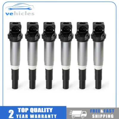 Bobina de encendido nueva 6 piezas 12138616153 para BMW 135I 135IS 228I MINI COOPER 2011-2015 Foto 1 de 4
