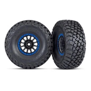 Traxxas 8474X Tyres and Wheels Assembled Black 2pc Brand New - Picture 1 of 1