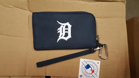 Detroit Tigers ID Wallet Wristlet Cell Phone Case Charm 14 Purse Gift Cover