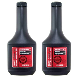 Genuine OEM Honda 08213-10W30 12oz Bottle of SAE 10W-30 Motor Oil - 2 PACK - Picture 1 of 2