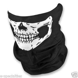 Nahtlose Totenkopf Schlauch Maske Bandana Motorrad Biker Halswärmer - Bild 1 von 3