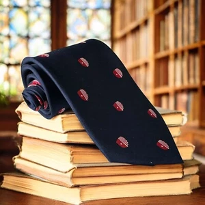 Rare! Stony Brook University Official 100% Silk Hospital Shield Crest Neck Tie - Picture 1 of 12